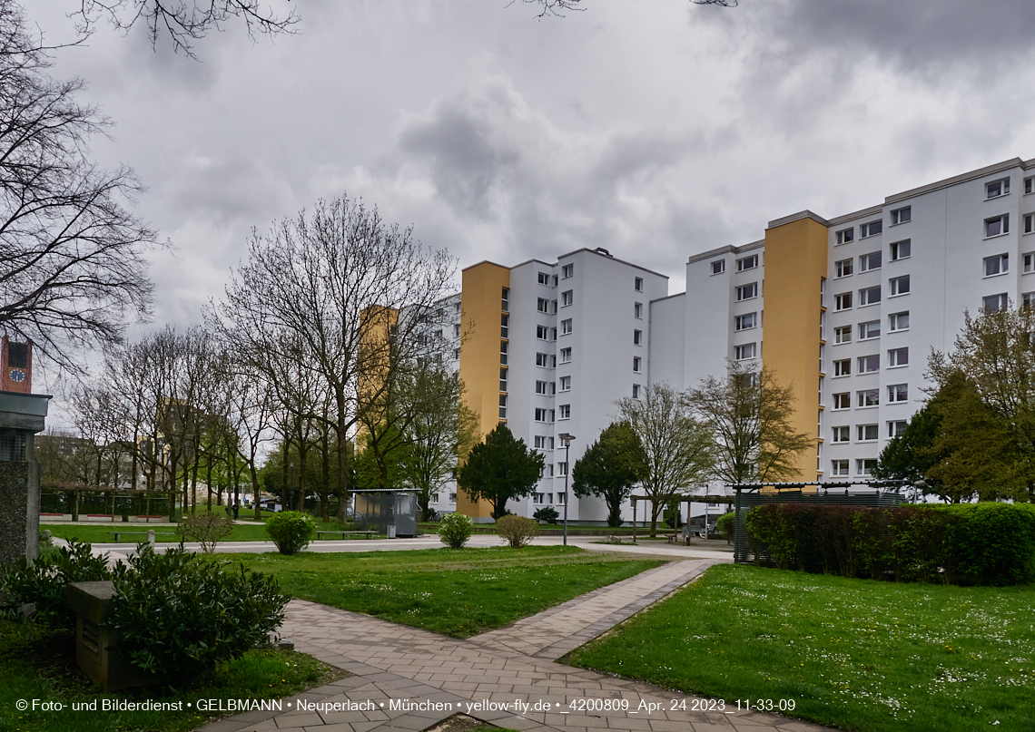 24.04.2023 - Baustelle der Großsanierung Kurt-Eisner-Straße in Neuperlach